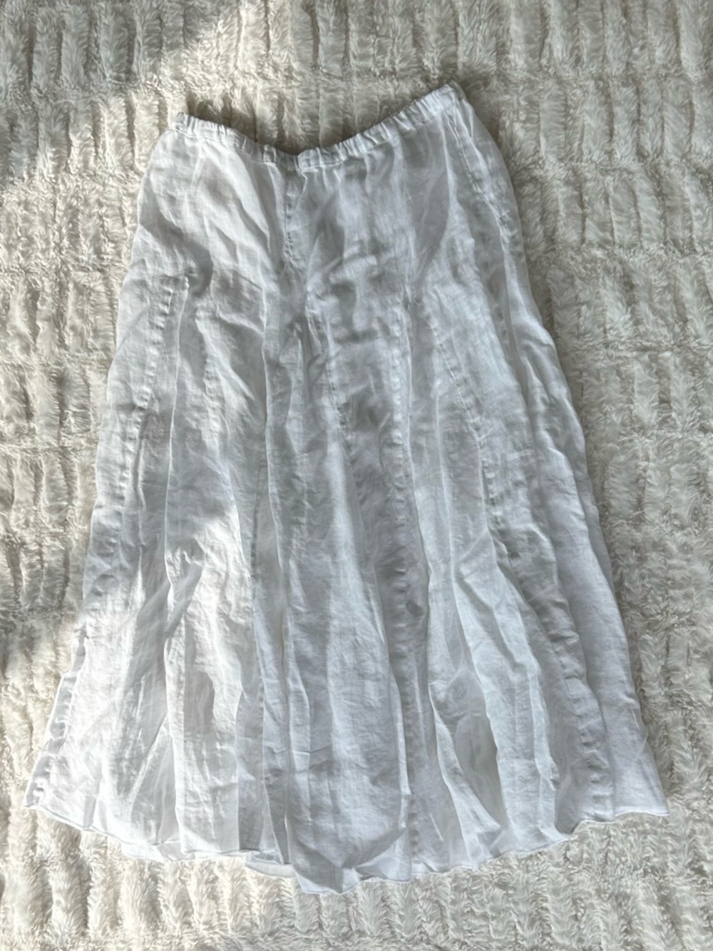 CP Shades Fanny Skirt White Linen
